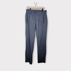 Lululemon Gray Jogger Sweatpants Pull On Zipped Pockets Men's Large
